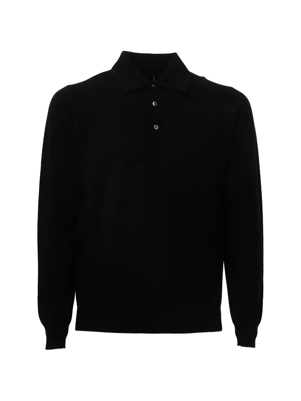 Filippo De Laurentiis long-sleeved polo shirt - Braun