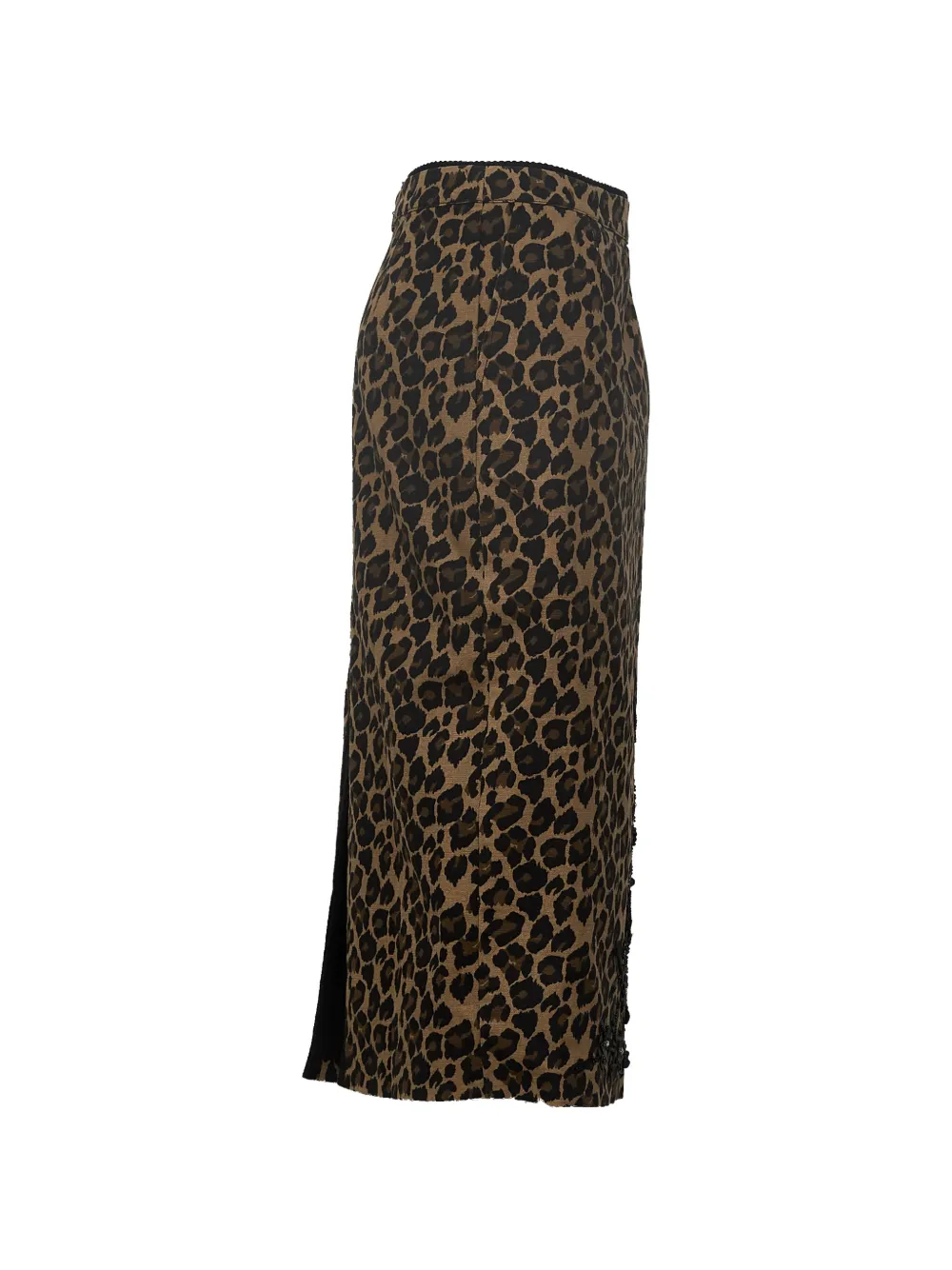Essentiel Antwerp Kasey midi-rok met luipaard-print Bruin
