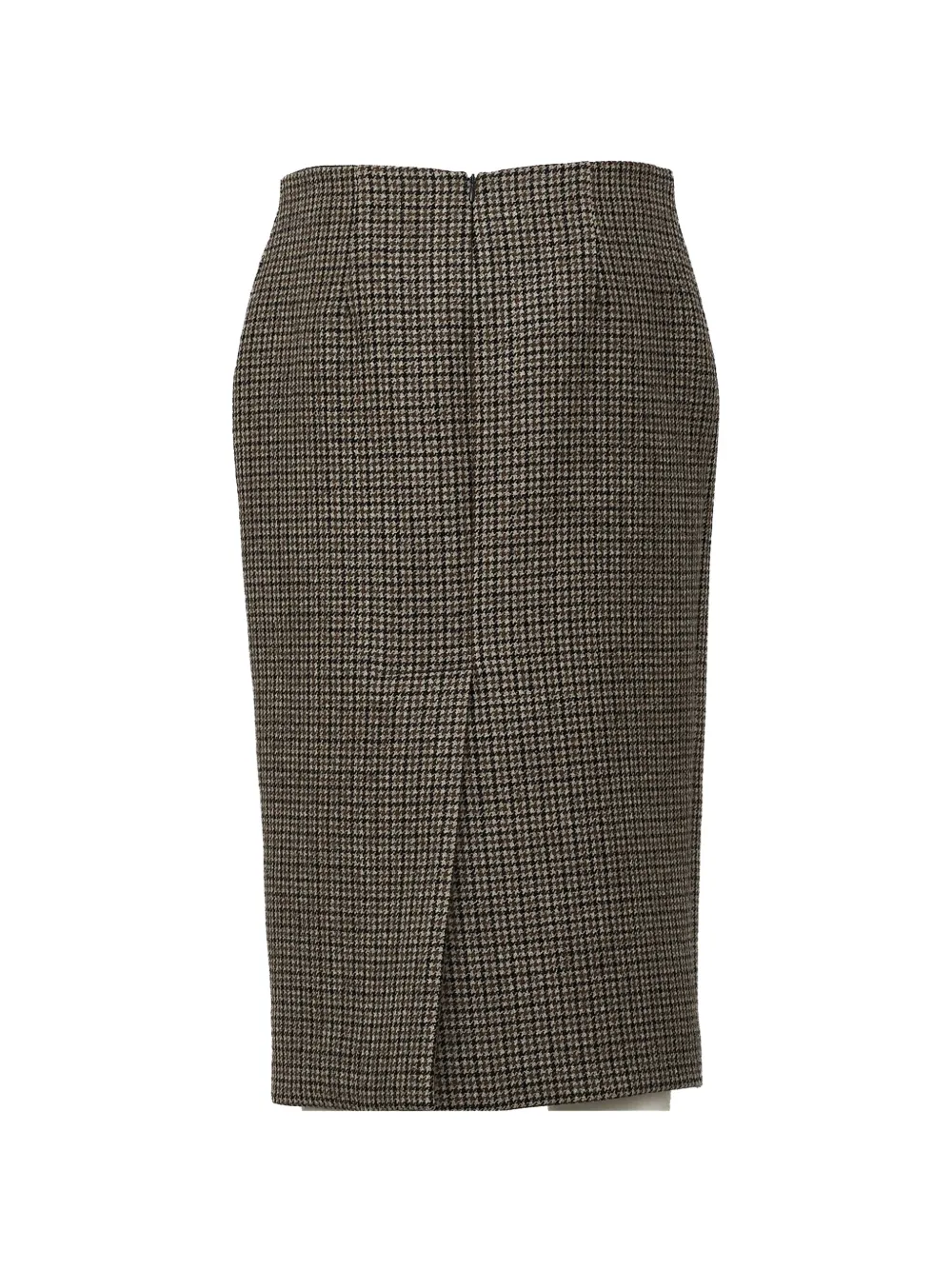 P.A.R.O.S.H. Kokerrok met pied-de-poule print Beige