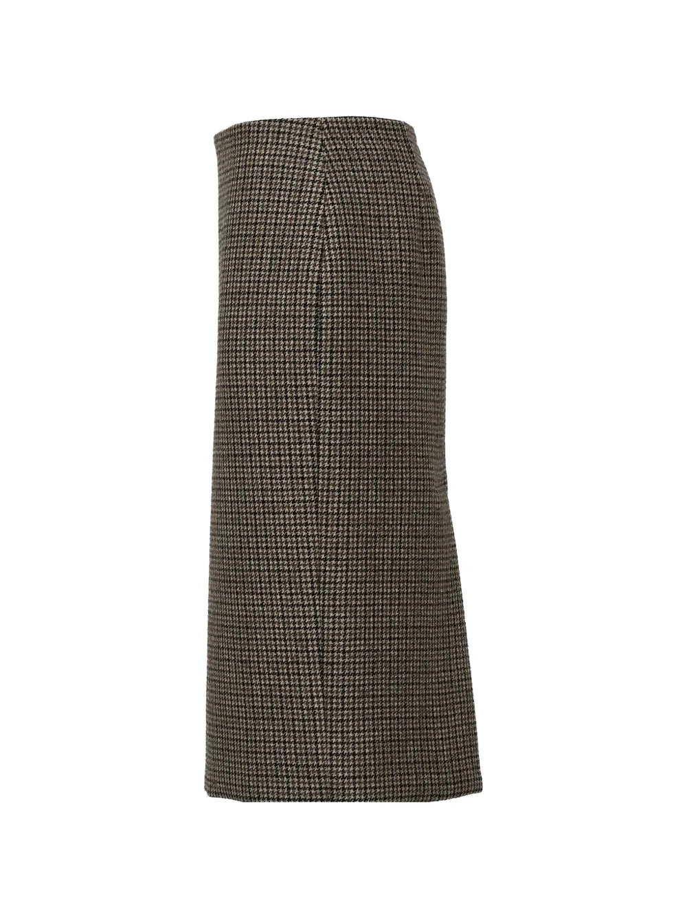 P.A.R.O.S.H. Kokerrok met pied-de-poule print Beige