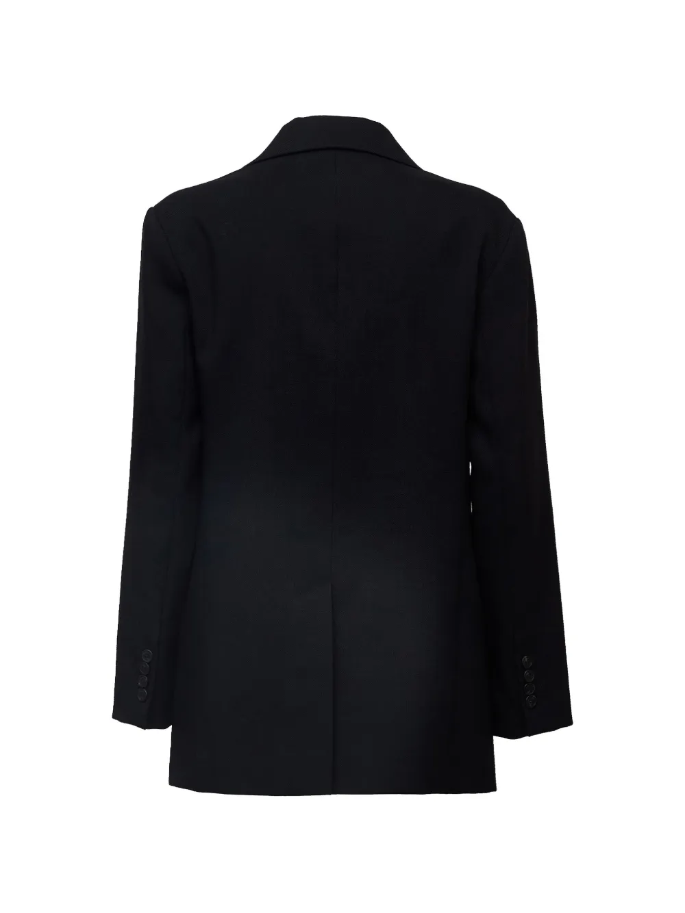 Weekend Max Mara Asta wollen blazer met enkele rij knopen Zwart