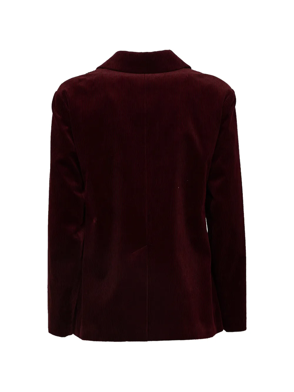 'S Max Mara Ribfluwelen blazer met enkele rij knopen Rood