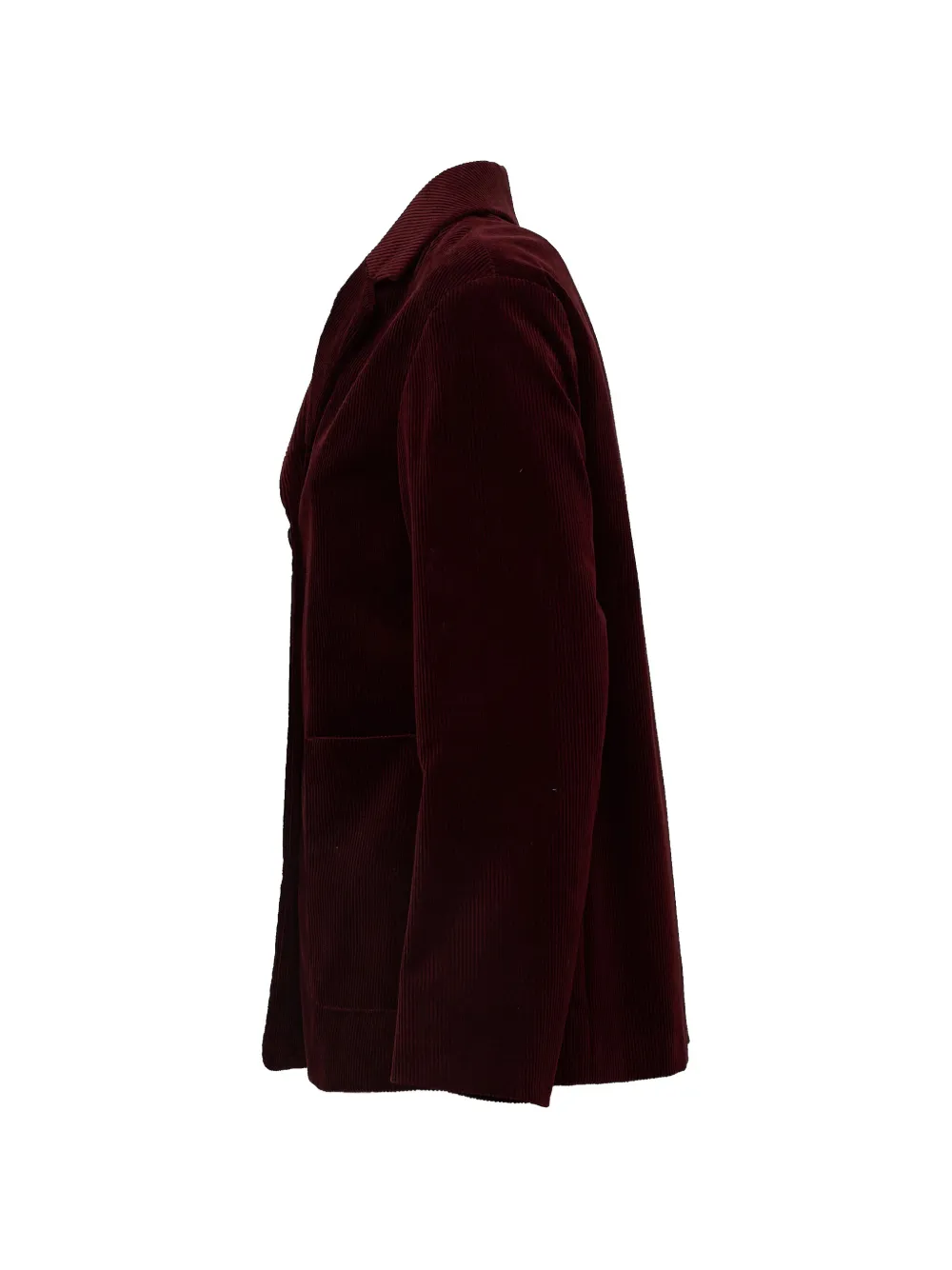 'S Max Mara Ribfluwelen blazer met enkele rij knopen Rood