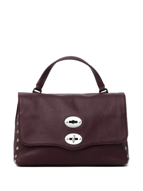 Zanellato Kleine Postina® leren shopper verfraaid met studs