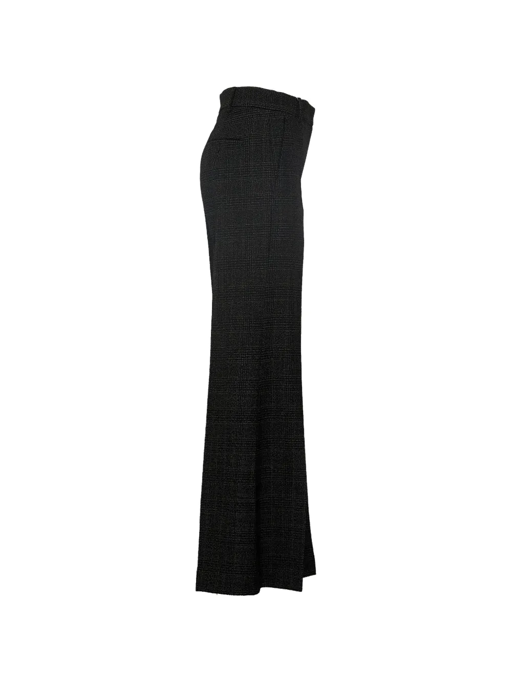 Weekend Max Mara Geruite broek Zwart