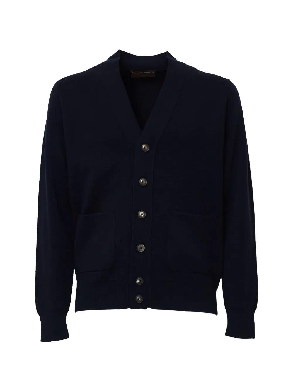 Filippo De Laurentiis button-up wool cardigan Blauw