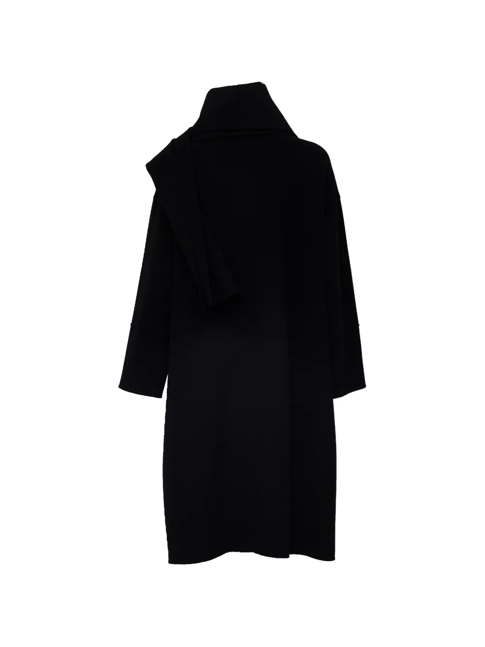 'S Max Mara scarf-detail coat Zwart