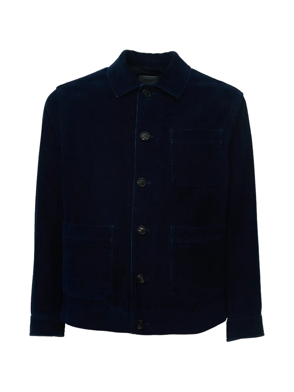 Circolo 1901 Work Jackey Indigo tiny-corduroy shirt jacket - Blu