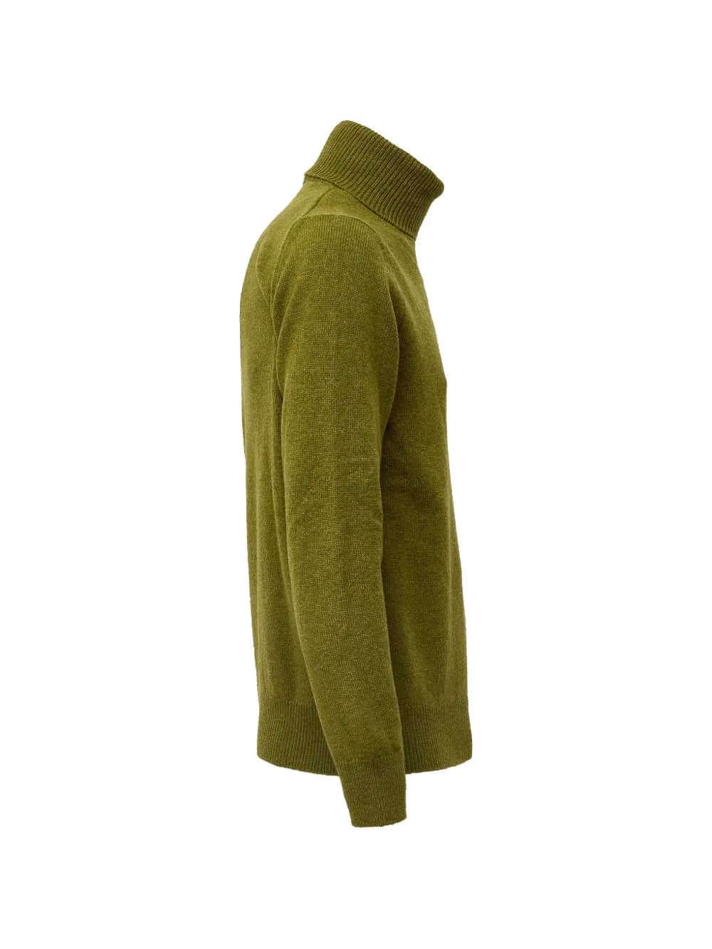 Zanone roll-neck wool sweater Groen