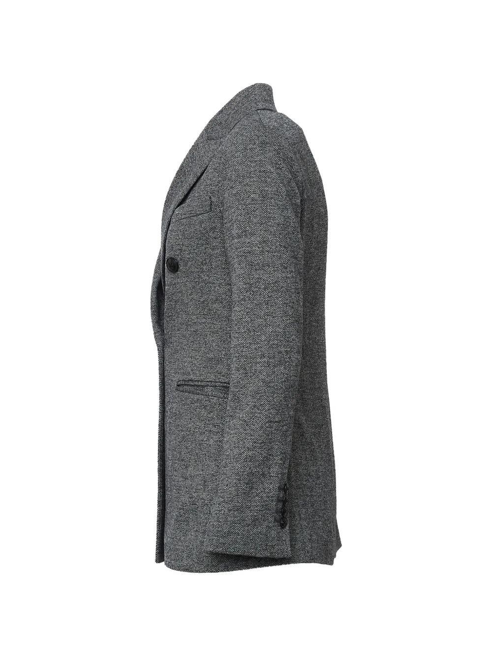 Circolo 1901 herringbone double-breasted blazer Grijs