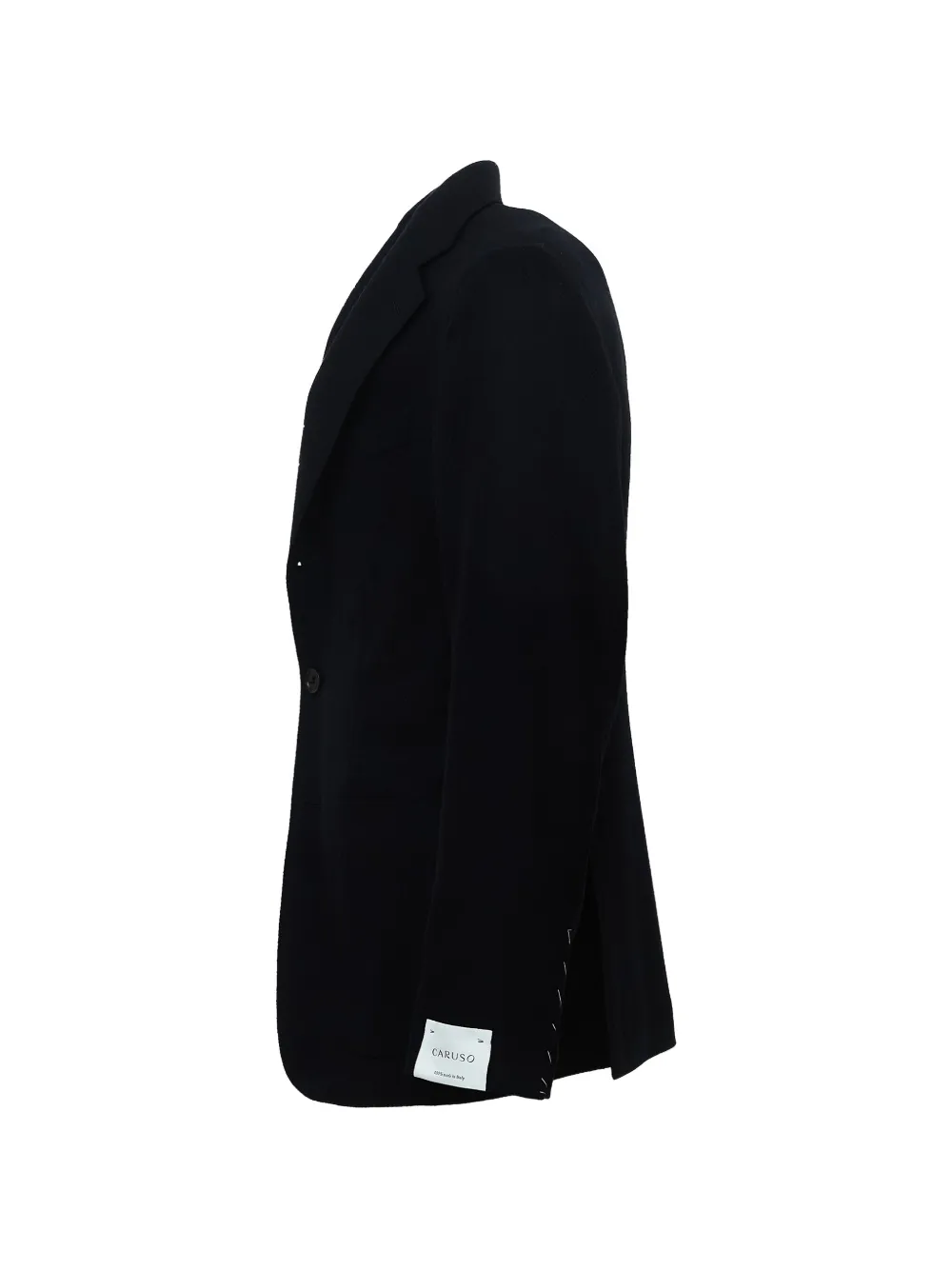 Caruso Blazer met enkele rij knopen Blauw