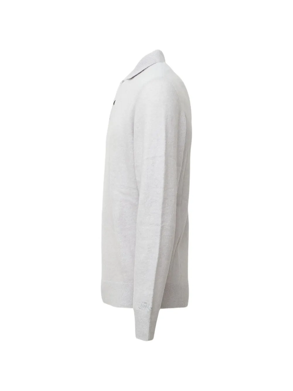 MC2 Saint Barth Alfie knit polo shirt Beige