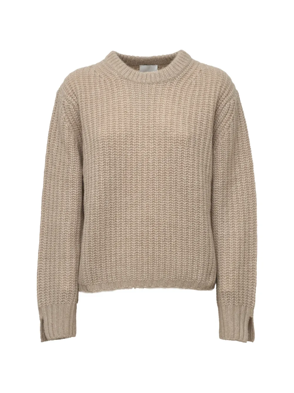 Allude ribbed-knit crew-neck sweater - Neutrals