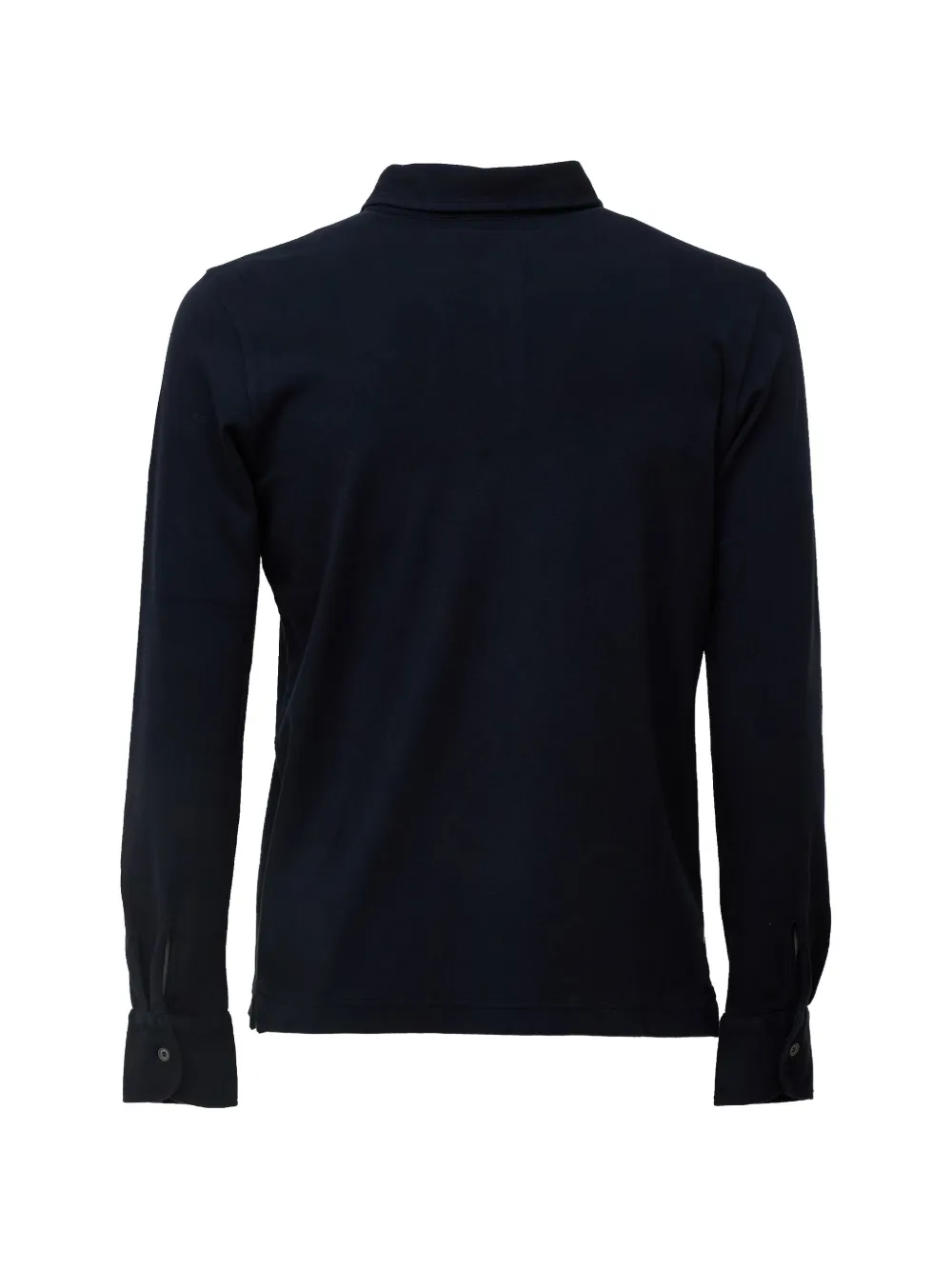 Zanone Poloshirt met lange mouwen Blauw