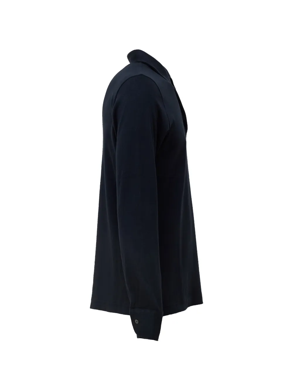 Zanone Poloshirt met lange mouwen Blauw