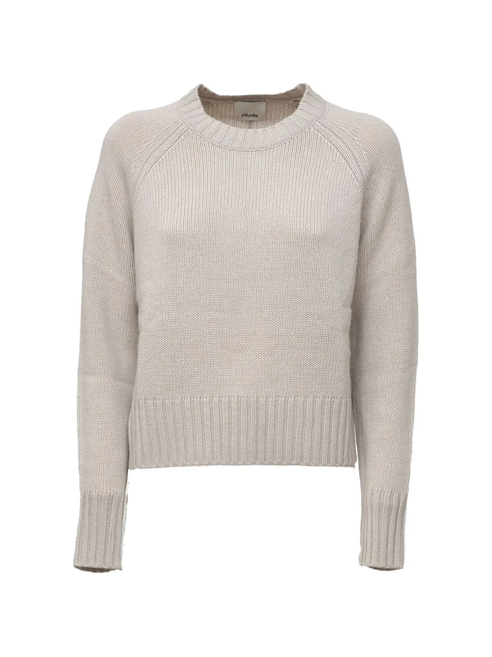 Allude raglan-sleeve ribbed-trim sweater - Toni neutri