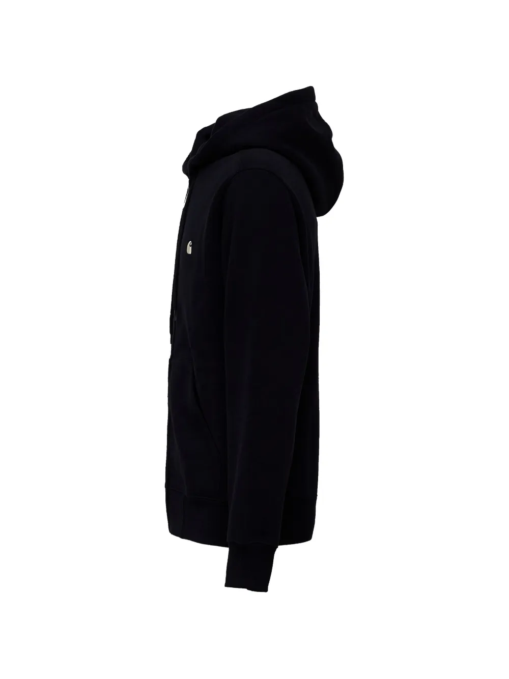 Carhartt WIP Mack logo-embroidered zip-up hoodie Zwart