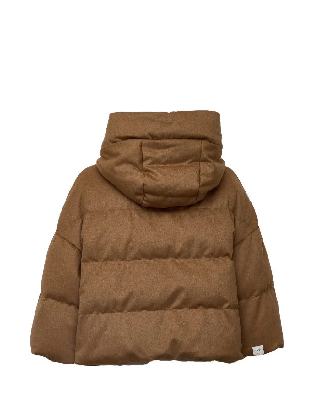 Max Mara Pam gewatteerd jack met capuchon Bruin