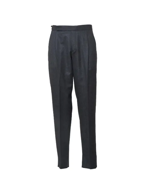 Caruso pantalon plissé à taille à boucle