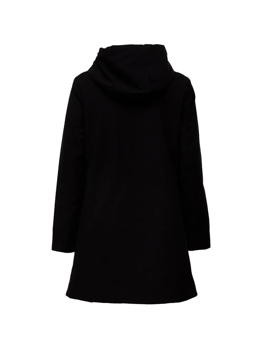 Woolrich buttoned parka Zwart