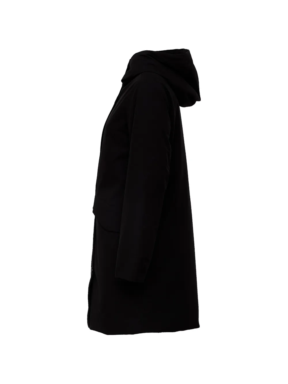 Woolrich buttoned parka Zwart