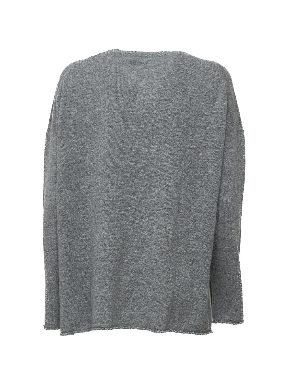 Allude Trui met V-hals Grijs