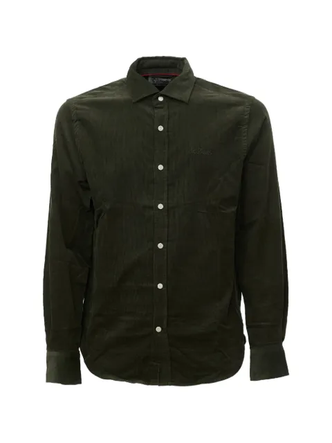 MC2 Saint Barth embroidered corduroy shirt