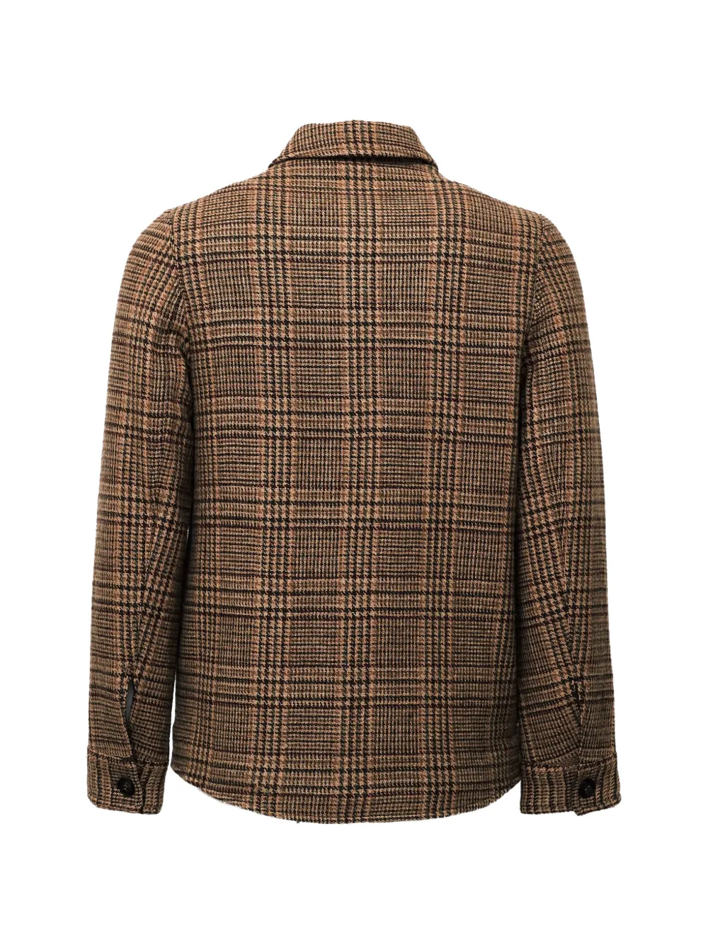 MC2 Saint Barth Landeck Prince of Wales check shirt jacket Bruin