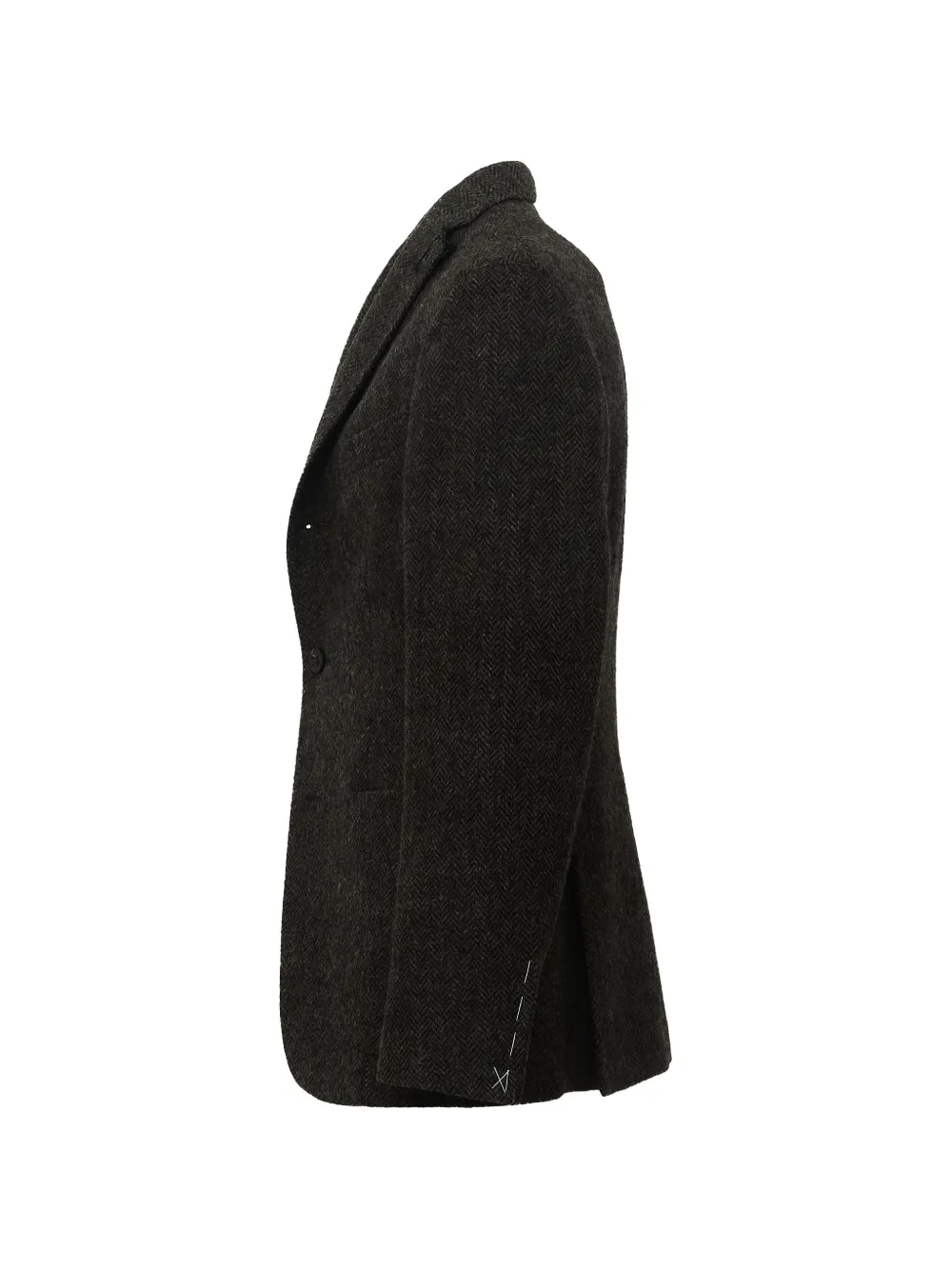 Boglioli chest-pocket single-breasted blazer Zwart