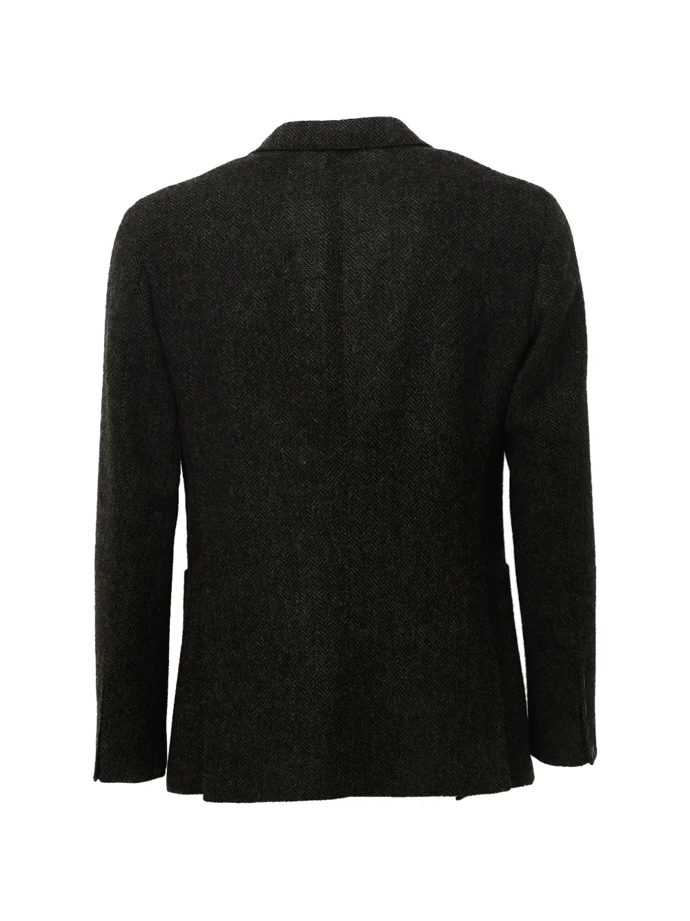 Boglioli chest-pocket single-breasted blazer Zwart