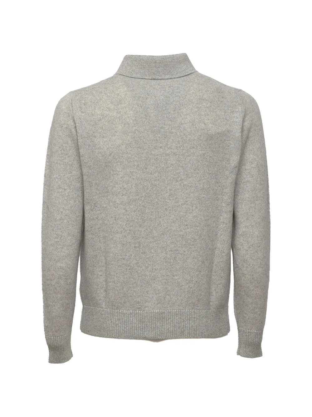 Filippo De Laurentiis long-sleeve polo shirt Grijs