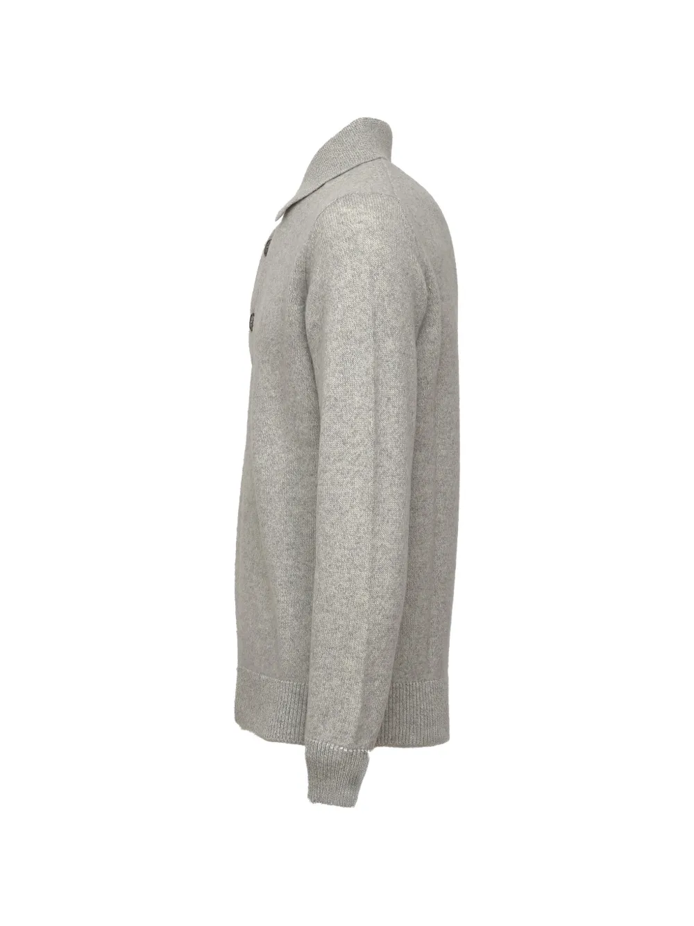 Filippo De Laurentiis long-sleeve polo shirt Grijs