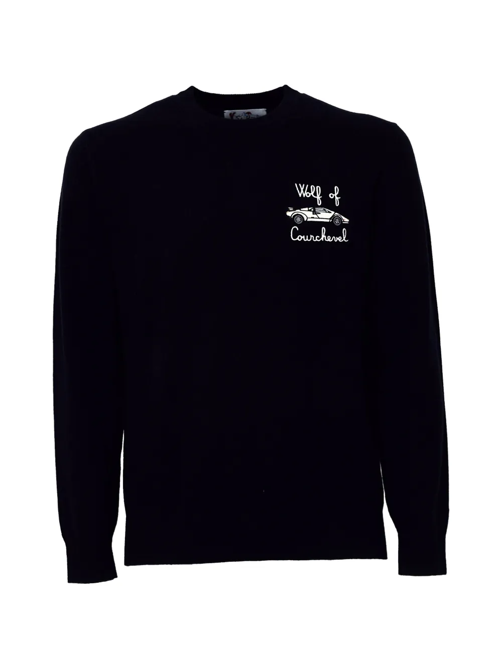 MC2 Saint Barth Heron embroidered sweater Zwart
