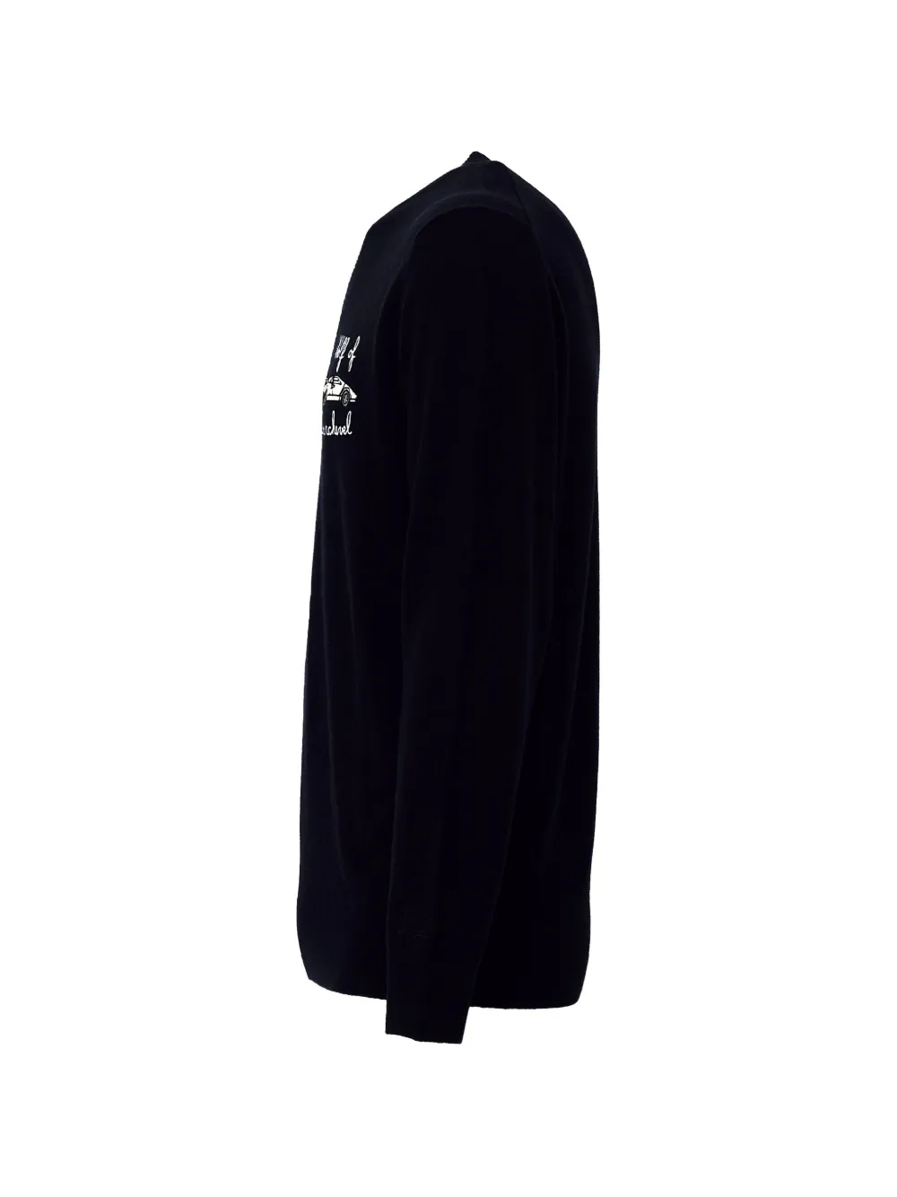 MC2 Saint Barth Heron embroidered sweater Zwart