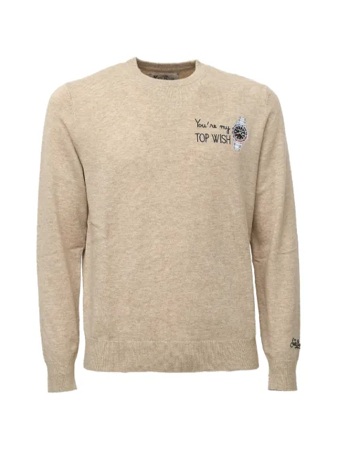 MC2 Saint Barth embroidered crew-neck sweater