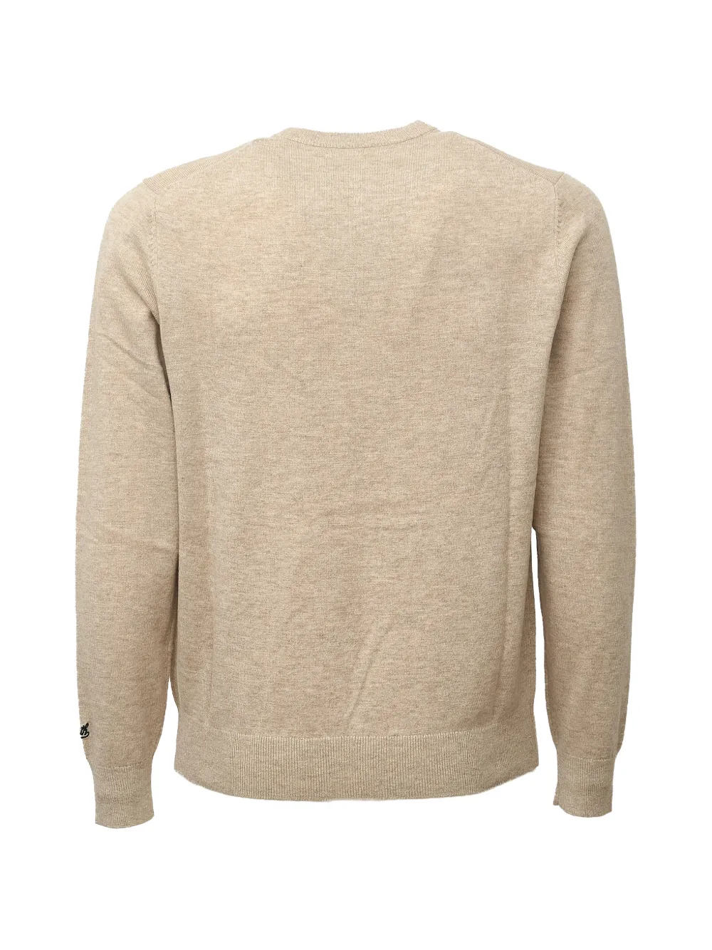 MC2 Saint Barth embroidered crew-neck sweater Beige