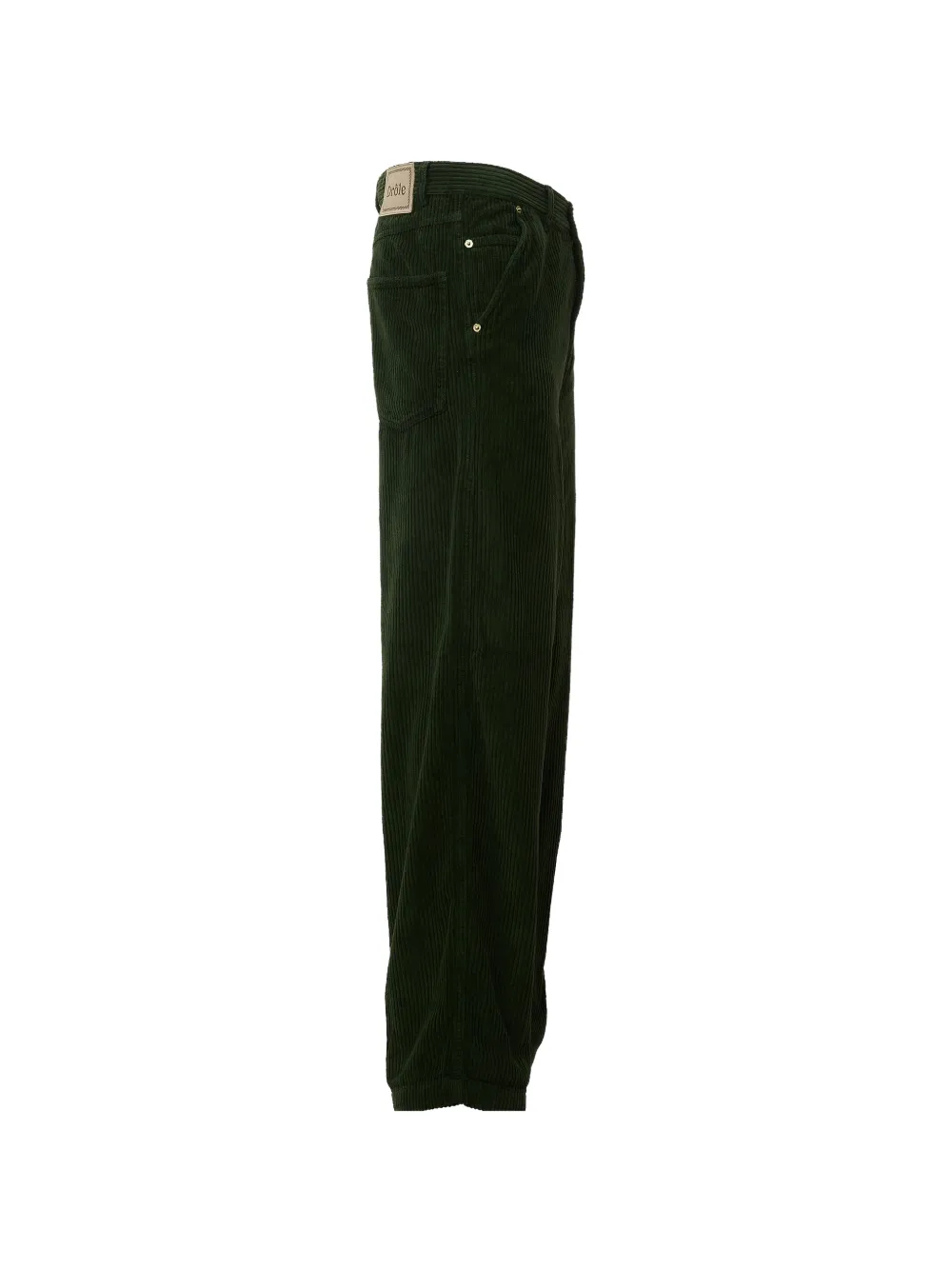 Drôle De Monsieur Ribfluwelen broek Groen