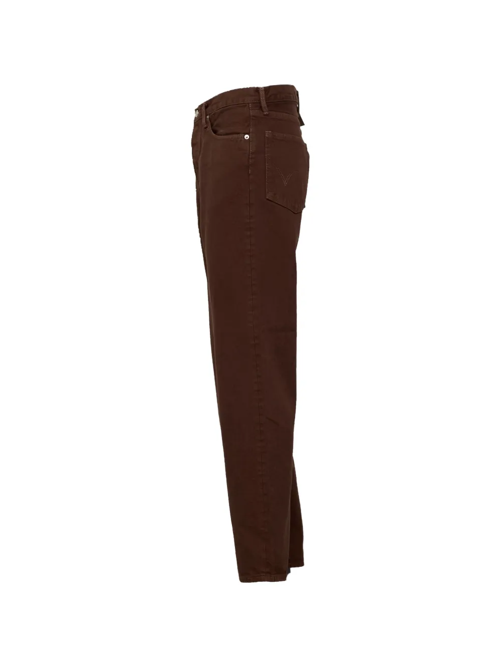 Edwin Ruimvallende jeans met vijf zakken Bruin
