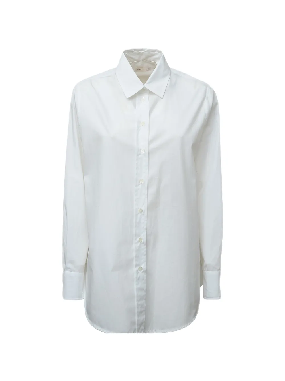 Robert Friedman Mel curved-hem shirt - Blanc Robert Friedman Mel curved-hem shirt - Blanc