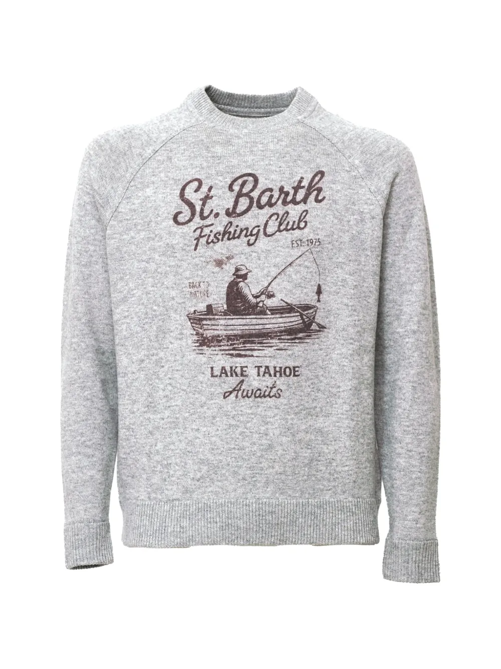 MC2 Saint Barth Bricklane graphic-print sweater Grijs