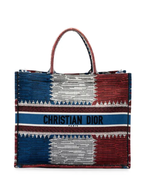Christian Dior Pre-Owned 2019 Large Canvas French Flag Book tote bag