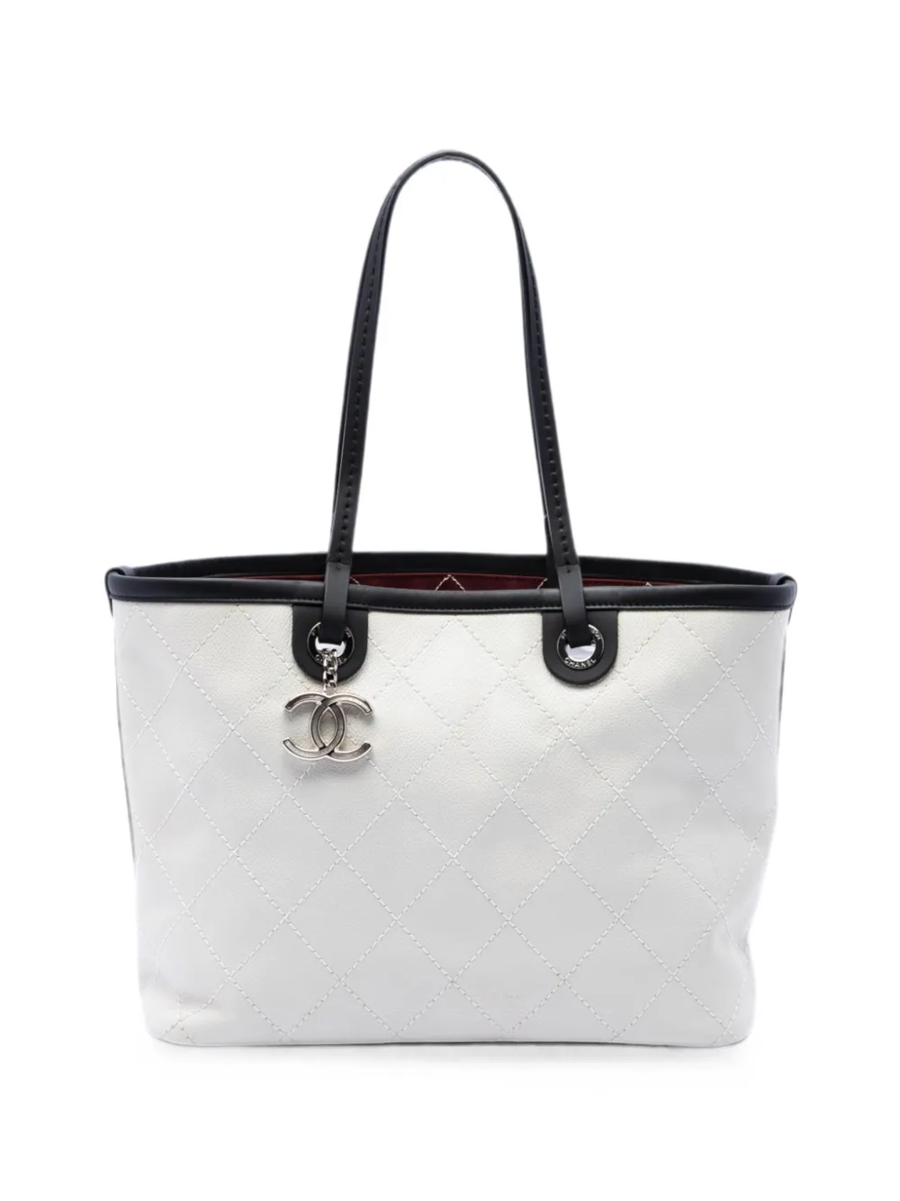 CHANEL Pre-Owned 2014 Quilted Caviar Shopping Fever tote bag - Schwarz