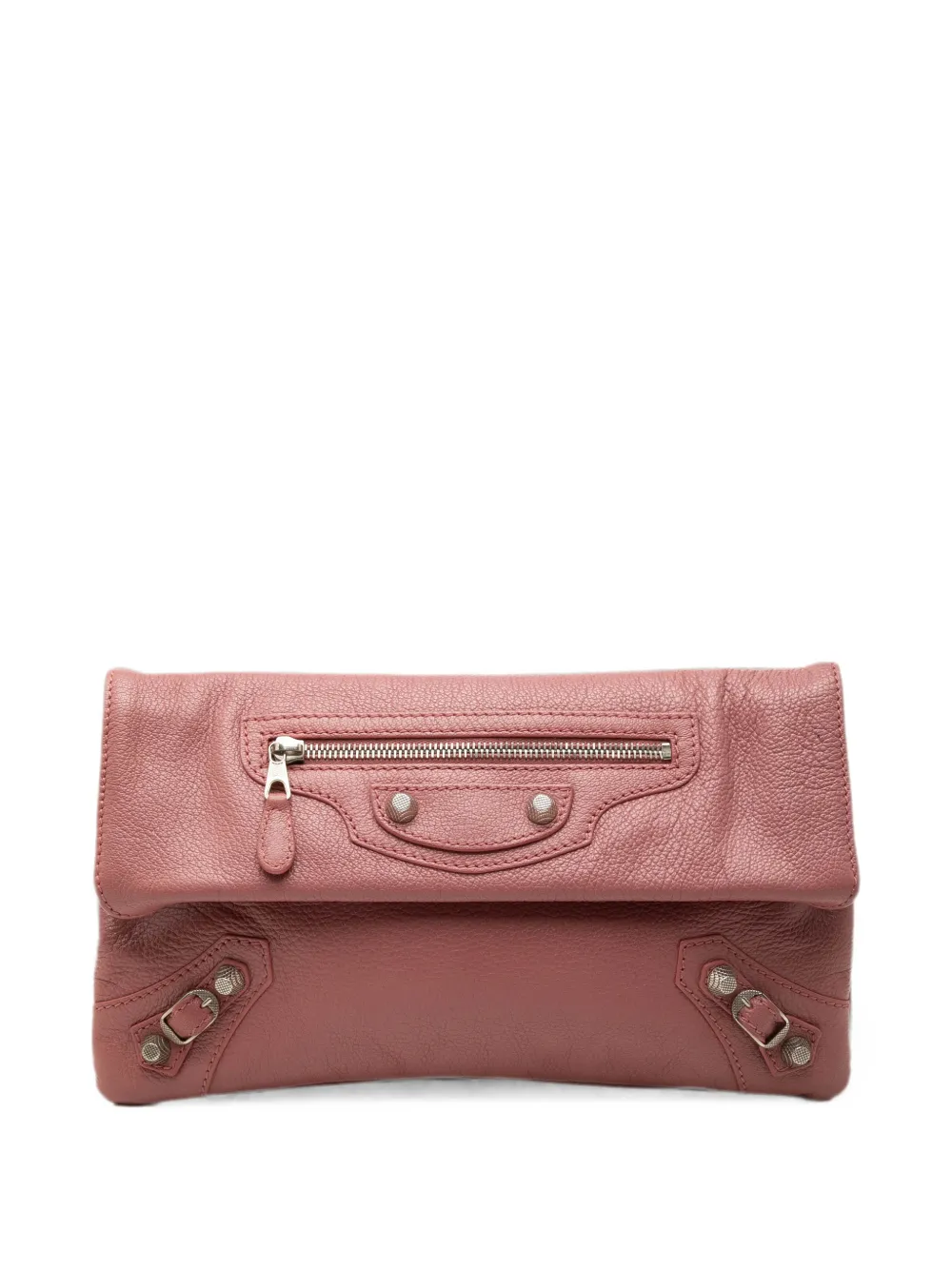 Balenciaga Pre-Owned 2005-2026 Grained Calfskin Motocross Giant 21 Envelope clutch bag - Rosa