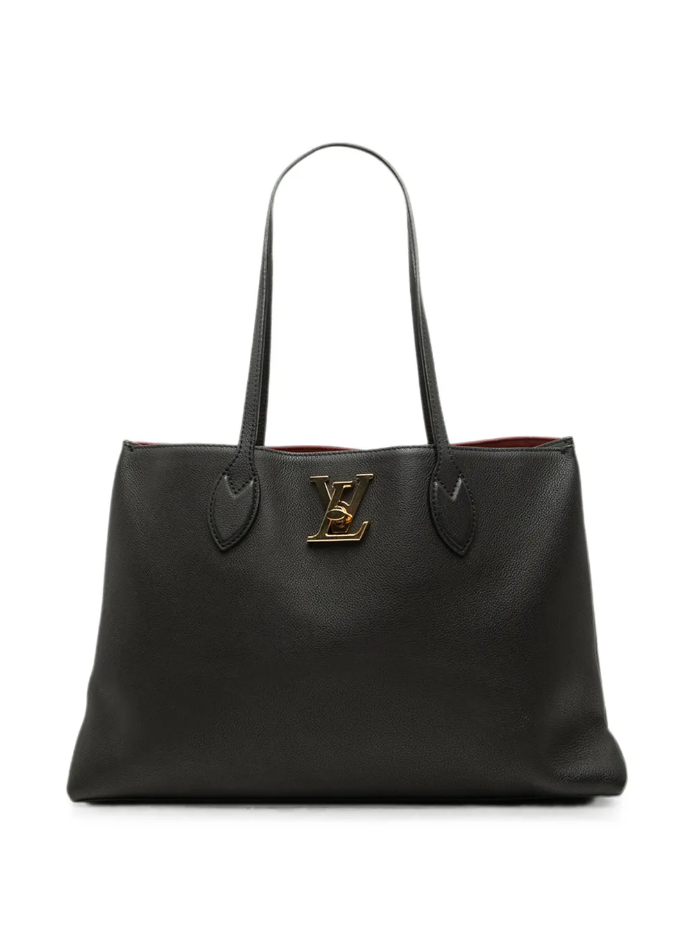 Louis Vuitton Pre-Owned 2021 Leather Lockme Shopper tote bag - Schwarz