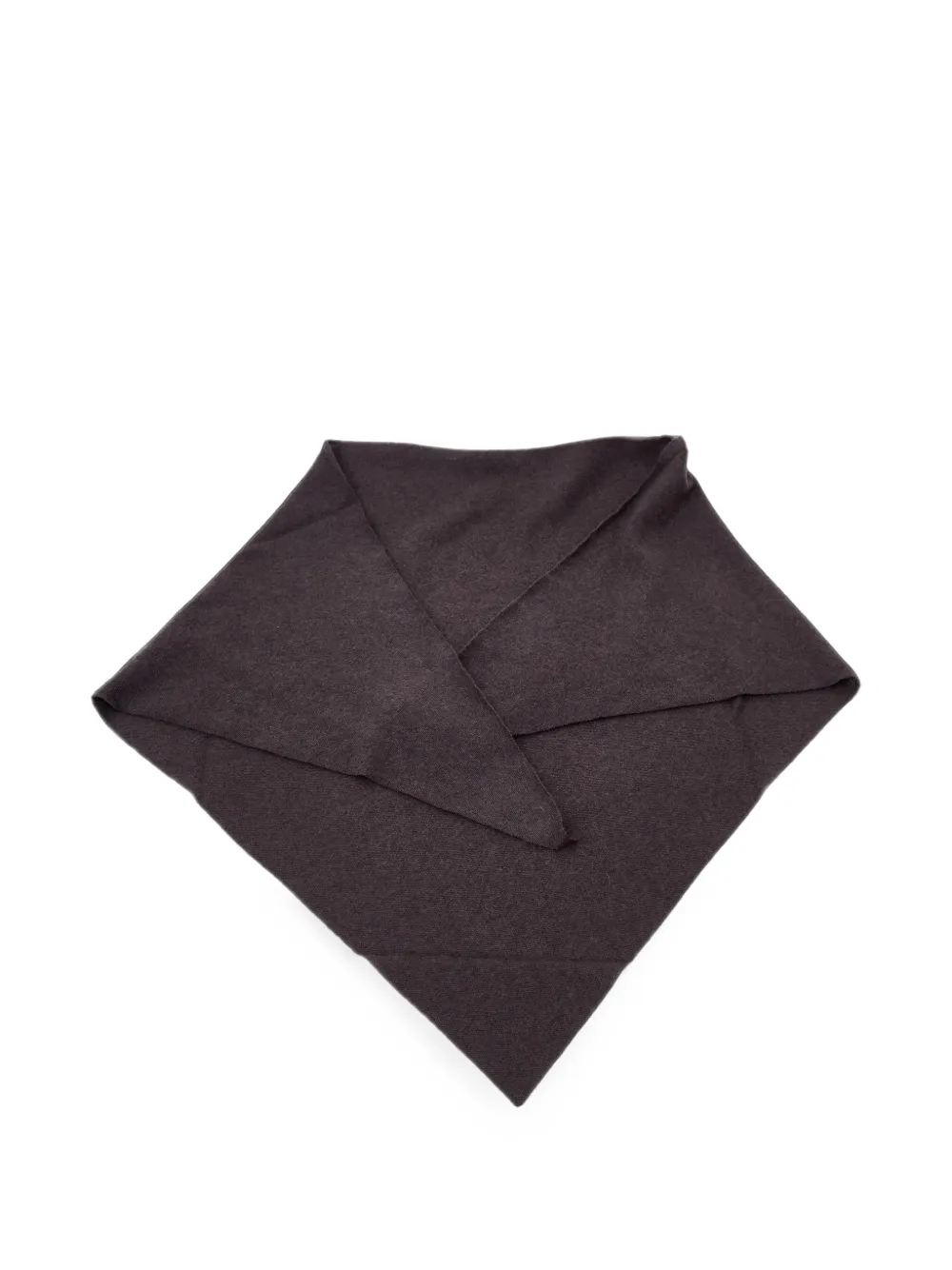 Faliero Sarti Triax triangular-shape scarf - Brown