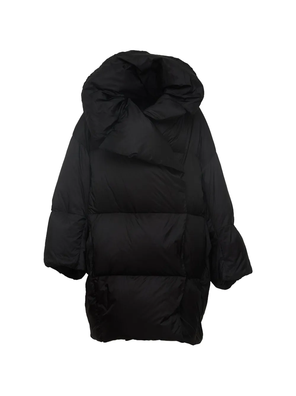 Add double-breasted padded down coat