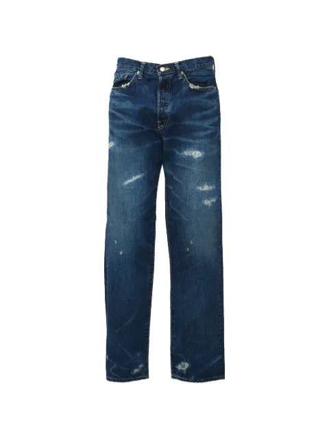 Edwin distressed loose-fit jeans
