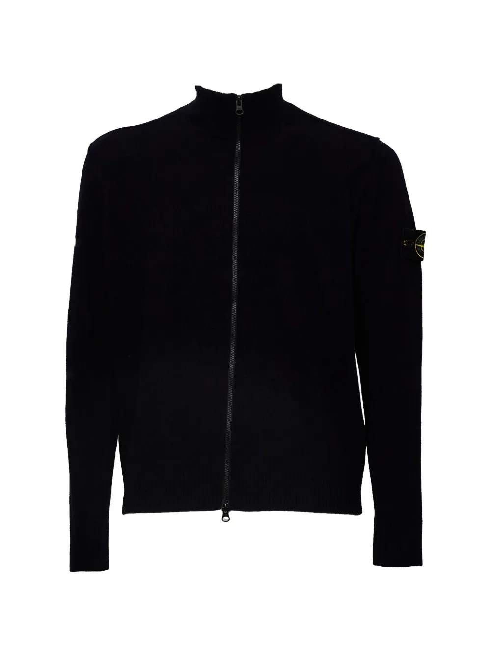 Stone Island zip-up cardigan - Schwarz