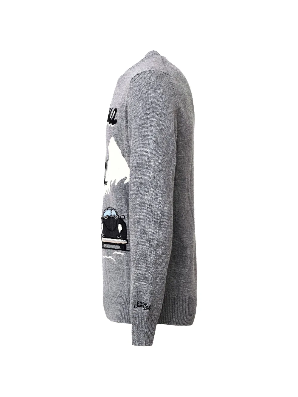 MC2 Saint Barth Heron Courma intarsia-knit sweater Grijs