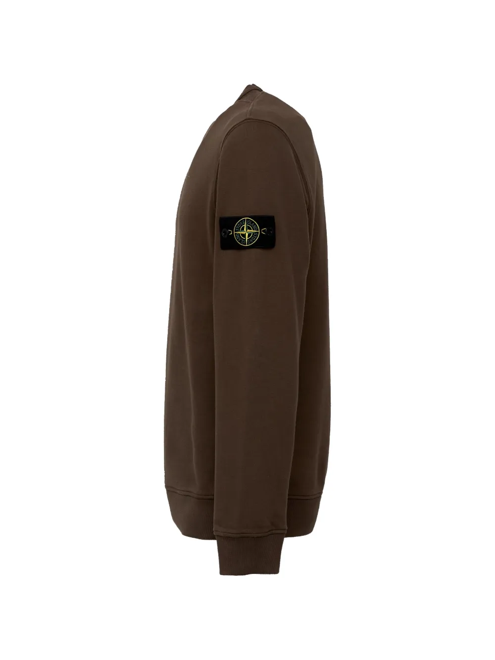 Stone Island 6100049 geborstelde katoenen-fleece sweater Bruin